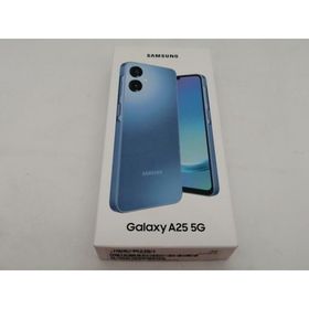 【未使用】SAMSUNG au 【SIMフリー】 Galaxy A25 5G ブルー 4GB 64GB SCG33【なんば】保証期間３ヶ月