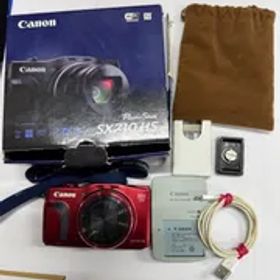 a1【通電確認済み】キヤノン Canon PowerShot SX710 HS レッド コンデジ コンパクトデジタルカメラ PC2194 キャノン