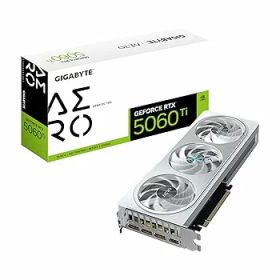 【中古】【未使用】GIGABYTE NVIDIA Geforce RTX5060Ti 搭載 グラフィックボード GDDR7 16GB【国内正規代理店品】GV-N506TAERO OC-16GD