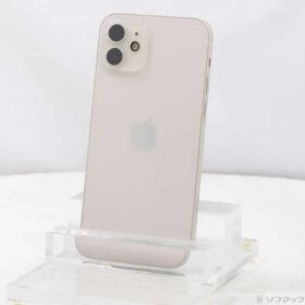 〔中古品〕 iPhone12 64GB ホワイト MGHP3J／A SIMフリー【368】