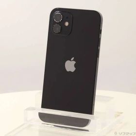 〔中古品〕 iPhone12 128GB ブラック MGHU3J／A SIMフリー【371】