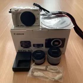 EOS M3 ホワイト ダブルレンズキット