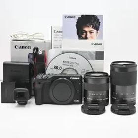 極上品★★★Canon ミラーレス一眼カメラ EOS M3 ダブルズームEVFキット(ブラック)