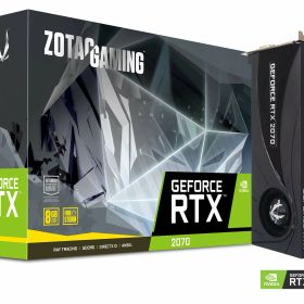 【中古】【非常に良い】Zotac ZT-T20700A-10P ZOTAC NVIDIA Geforce GAMING RTX 2070ブロワーGDDR6 DP/HDMIチューリングVR 4K PCI Expressグラ