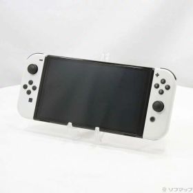 【中古】Nintendo(任天堂) Nintendo Switch 有機ELモデル Joy-Con(L)／(R) ホワイト 【377-ud】