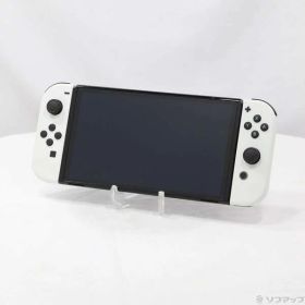 【中古】Nintendo(任天堂) Nintendo Switch 有機ELモデル Joy-Con(L)／(R) ホワイト 【377-ud】