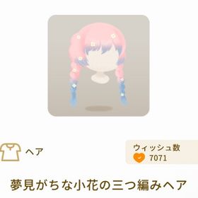 夢見がちな小花の三つ編みヘア【最安値】 | リヴリーアイランドのアイテム、RMTの販売・買取一覧