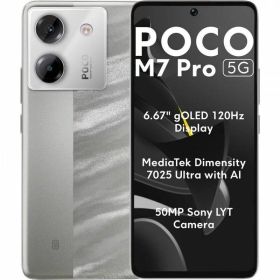 Xiaomi Poco M7 Pro Dual Sim 8GB RAM 256GB 5G シルバー 新品 SIMフリー スマホ 本体 初期不良保証