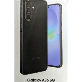 サムスン(SAMSUNG)のSAMSUNG galaxy a36 ブラック国内版(スマートフォン本体)