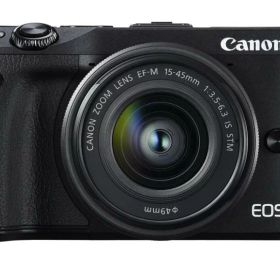 【中古】Canon ミラーレス一眼カメラ EOS M3 レンズキット(ブラック) EF-M15-45mm F3.5-6.3 IS STM 付属 EOSM3BK-1545ISSTMLK