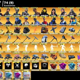 アイコ/S3/トラヴィス/ミンティ/PS・Twitch限定/競技スキン垢 | フォートナイト(Fortnite)のアカウントデータ、RMTの販売・買取一覧