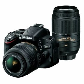 【中古】【非常に良い】Nikon デジタル一眼レフカメラ D5100 ダブルズームキット D5100WZ