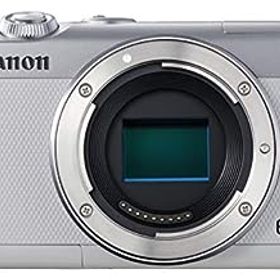 【中古】（非常に良い）Canon ミラーレス一眼カメラ EOS M100 ボディー(ホワイト) EOSM100WH-BODY