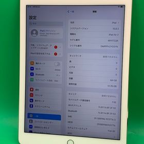 ★ちょい美品 iPad Air 第2世代 Wi-Fi+Cellular 64GB ゴールド
