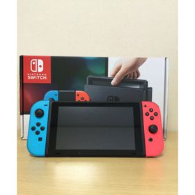 ニンテンドースイッチ(Nintendo Switch)のニンテンドースイッチ 本体 旧型 ※左Joy-Conに動作不良あり(家庭用ゲーム機本体)