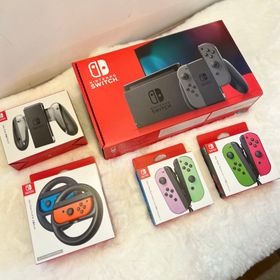 ニンテンドースイッチ(Nintendo Switch)のNintendo Switch 本体 JOY-CON ハンドル グリップ(家庭用ゲーム機本体)