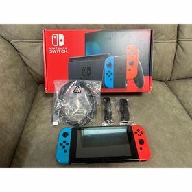 ニンテンドースイッチ(Nintendo Switch)の＊ジャンク品＊ Nintendo Switch 本体 青/赤(家庭用ゲーム機本体)