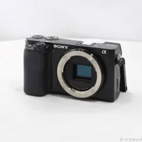 〔中古品〕 ミラーレス一眼カメラ α6100 ILCE-6100 B ブラック ボディ単体【368】