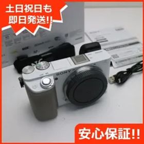 新品同様 α6100 ILCE-6100 ホワイト 本体 土日祝発送OK 08000