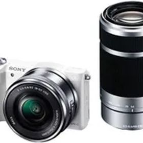 ソニー ミラーレス一眼 α5100 ダブルズームキット E PZ 16-50mm F3.5-5.6 OSS + E 55-210mm F4.5-6.3 OSS ホワイト ILCE-5100Y