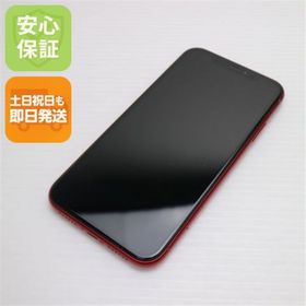 アイフォーン(iPhone)のSIMフリー iPhoneXR 64GB レッド RED 白ロム M222(スマートフォン本体)