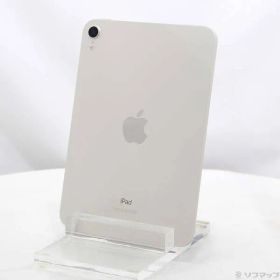 〔中古品〕 iPad mini 第6世代 64GB スターライト MK7P3J／A Wi-Fi【377】