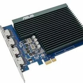 【中古】ASUS NVIDIA GeForce GT 730 グラフィックスカード (PCIe 2.0 2GB GDDR5メモリ 4X HDMIポート シングルスロット設計 パッシブ冷却) (GT730-4H-SL