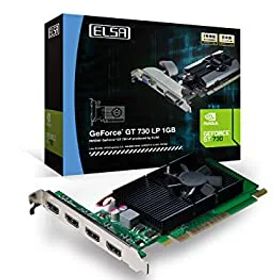 【中古】【非常に良い】ELSA GEFORCE GT 730 1GB QD グラフィックスボード GD730-1GERQD