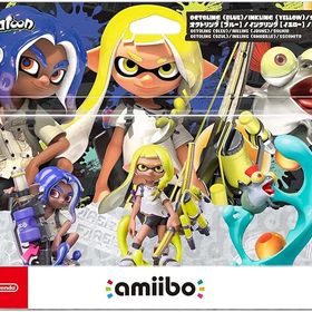 amiibo トリプルセット [インクリング【イエロー】/オクトリング【ブルー】/コジャケ](スプラトゥーンシリーズ)