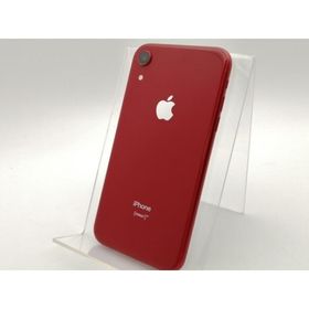 【中古】Apple docomo 【SIMロック解除済み】 iPhone XR 64GB (PRODUCT)RED MT062J/A【神保町】保証期間１ヶ月【ランクC】