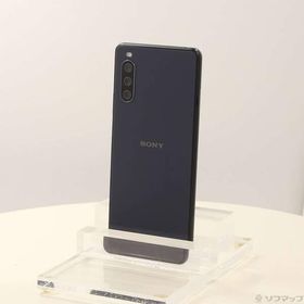 〔中古〕SONY(ソニー) Xperia 10 III 128GB ブラック SOG04 auロック解除SIMフリー〔297-ud〕