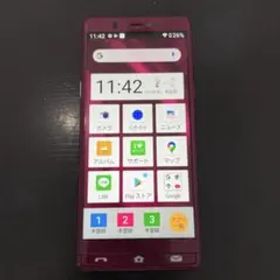 シャープ シンプルスマホ5 A001SH 32 GB 赤色 スマートフォン