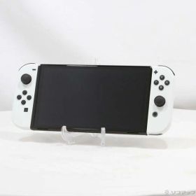 【中古】Nintendo(任天堂) Nintendo Switch 有機ELモデル Joy-Con(L)／(R) ホワイト 【198-ud】