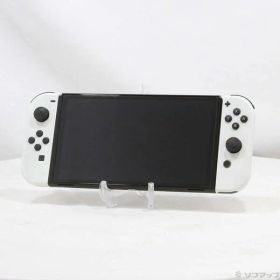 【中古】Nintendo(任天堂) Nintendo Switch 有機ELモデル Joy-Con(L)／(R) ホワイト 【198-ud】