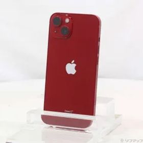 〔中古品〕 iPhone13 128GB プロダクトレッド MLNF3J／A SIMフリー【258】