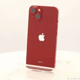 〔中古品〕 iPhone13 128GB プロダクトレッド MLNF3J／A SIMフリー【198】