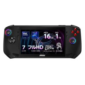 MSI Claw-A1M-004JP ゲーミングPC Core Ultra 5 16GB/1TB SSD 7型 120Hz タッチ対応