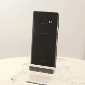 【中古】SAMSUNG(サムスン) GALAXY S10+ 128GB プリズムブラック SC-04L docomoロック解除SIMフリー 【295-ud】