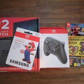 [新品]Switch2本体 +プロコン + 256GB microSDカード