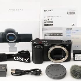 【ほぼ新品 元箱付き】 ソニー SONY ZV-E10 シャッター回数：1950