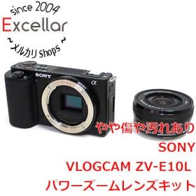 [bn:14] SONY製 デジタル一眼 VLOGCAM パワーズームレンズキット ZV-E10L ブラック 元箱あり