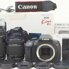 【中古】 『極美品』 Canon EOS Kiss X7i ダブルズームキット / Canon / キャノン / デジタル一眼 / ダブルレンズキット