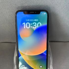 訳あり 国内版 SIMフリー iPhone X 256GB スペースグレー色