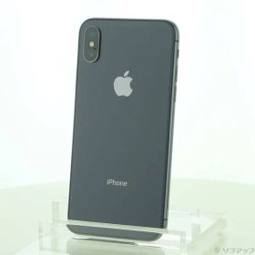 〔中古品〕 iPhoneX 64GB スペースグレイ MQAX2J／A SIMフリー【348】