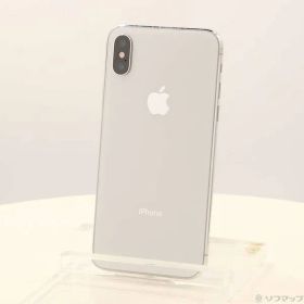 〔中古品〕 iPhoneX 256GB シルバー MQC22J／A SIMフリー【247】
