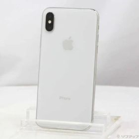 〔中古品〕 iPhoneX 256GB シルバー NQC22J／A SIMフリー【377】