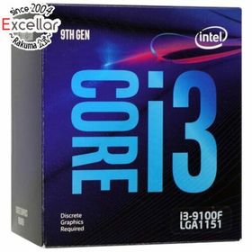 インテル(intel)のCore i3 9100F 3.6GHz 6M LGA1151 65W SRF7W 元箱あり(PCパーツ)