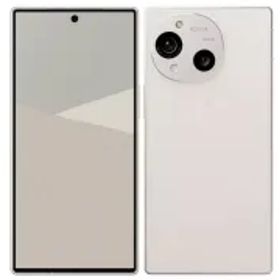 【中古】携帯電話 スマートフォン AQUOS R10 12GB/256GB (mineo/カシミヤホワイト) [SHM31A]
