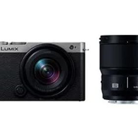 ★Panasonic / パナソニック LUMIX DC-S9W-S ダブルレンズキット [ダークシルバー]【デジタル一眼カメラ】【送料無料】