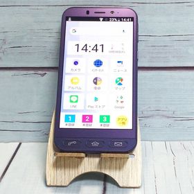 Softbank SHARP シンプルスマホ4 704SH ネイビー 美品 299